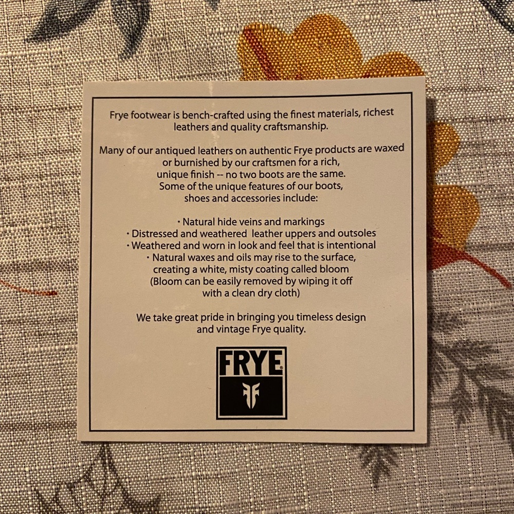 Frye bench crafted Veronica short-csv black 7 1/2 woman's boots